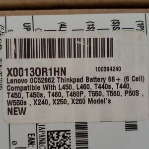 Lenovo ThinkPad Battery 68+